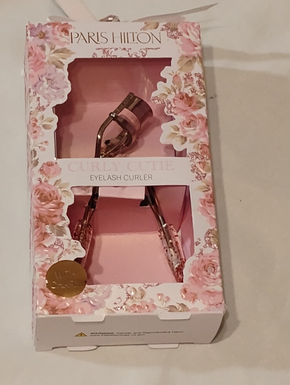 Paris Hilton Pink and Rose Gold Eyelash Curler